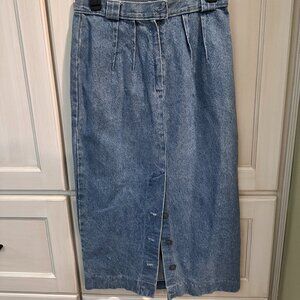 Vintage Forenza Denim High Waisted Skirt